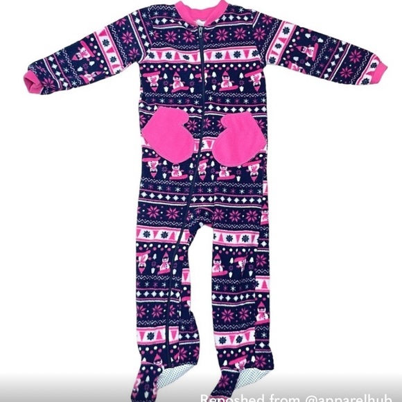 5/$20 bundled BABY/TODDLER🐒MONKEY BARS, 24 MONTH FIT Footed Fleece PJ - Picture 9 of 9
